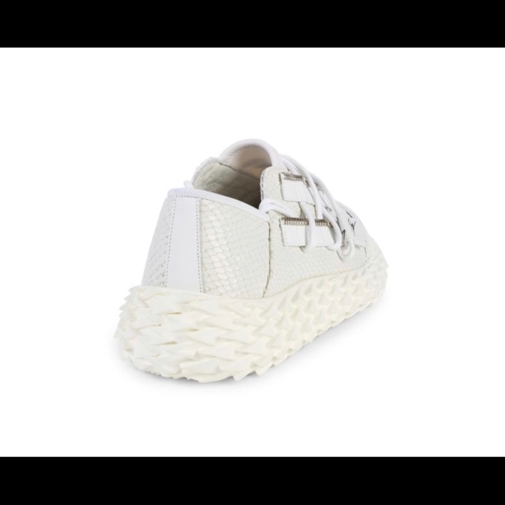 giuseppe zanotti NIB white snakeskin runners - Picture 4 of 5